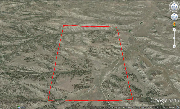 Google-Earth-View----Fishel-Creek-Ranch---Roundup,-Montana---Western-Agri-Financial