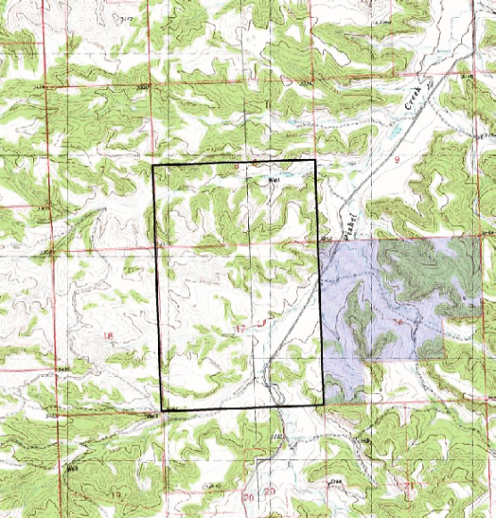 Topographical-Area-Map---Fishel-Creek-Ranch---Roundup,-Montana---Western-Agri-Financial